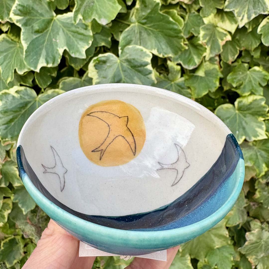 Ceramic Olive Bowl - Swift - Lorna Gilbert - Just Makers Lorna Gilbert Ceramics