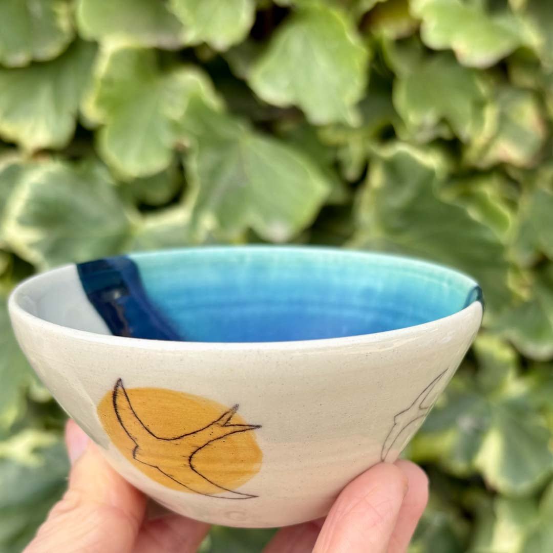 Ceramic Olive Bowl - Swift - Lorna Gilbert - Just Makers Lorna Gilbert Ceramics
