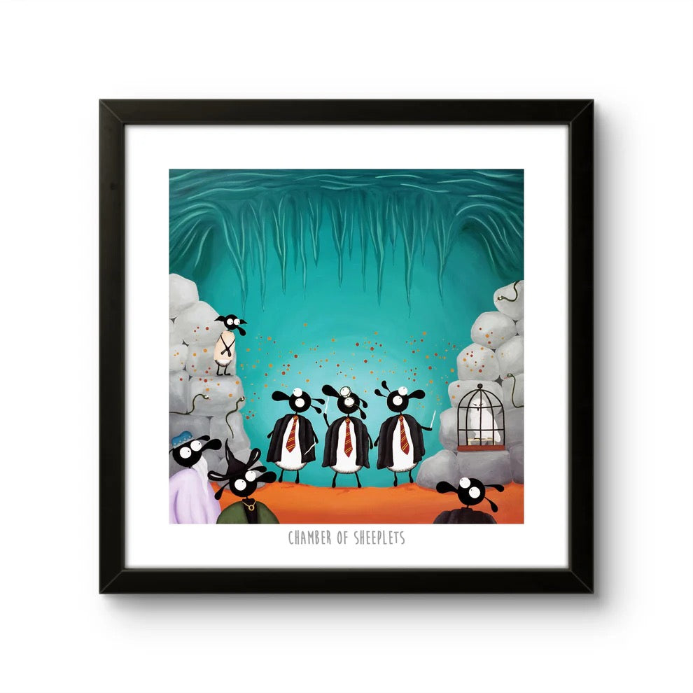 Chamber of Sheeplets 10&quot; Print - Mervyn Tay Art_Just Makers