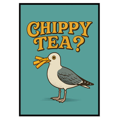 Chippy Tea? A3 Print - The Yorkshire Print Company_Just Makers