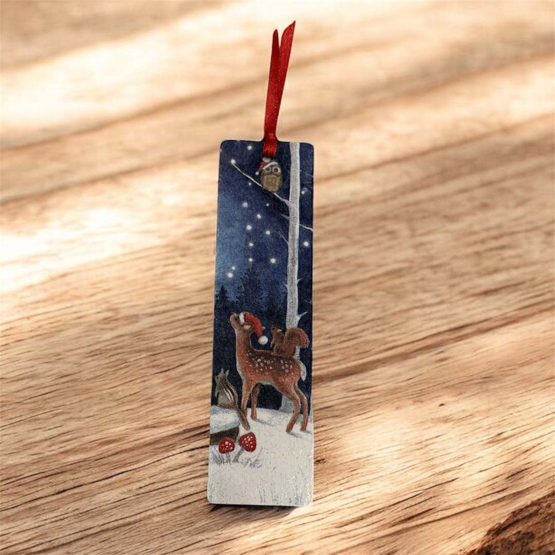 Christmas Deer Small Bookmark - Sarah Tustin_Just Makers