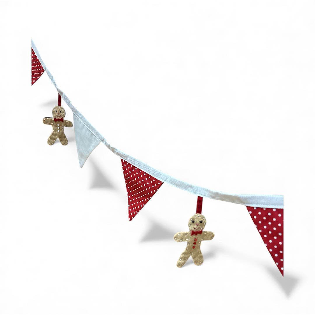 Christmas Gingerbread Man Bunting - Made by Marianne_Just Makers