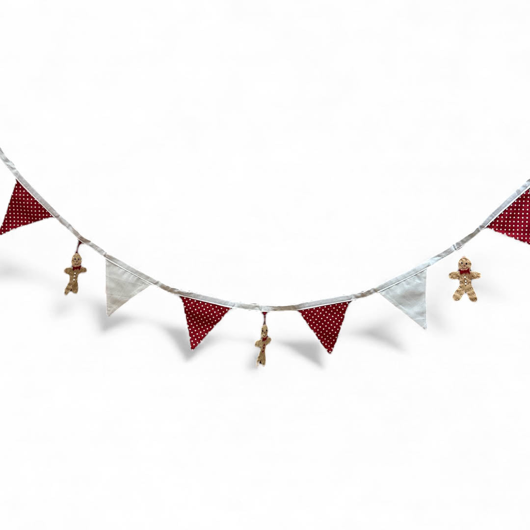 Christmas Gingerbread Man Bunting - Made by Marianne_Just Makers