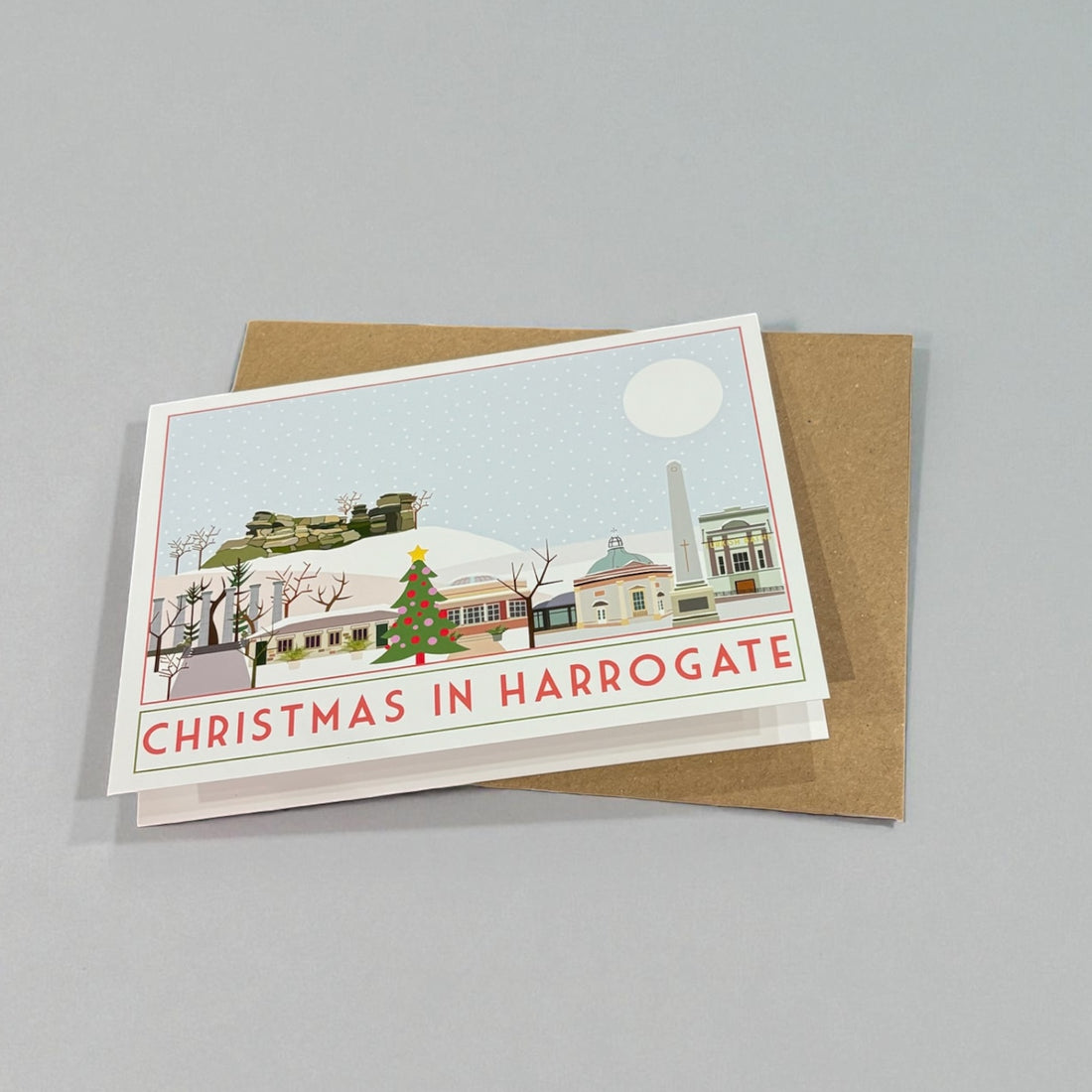 Christmas in Harrogate Christmas Card - Sweetpea and Rascal_Just Makers
