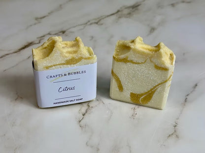 Citrus Salt Soap - Crafts and Bubbles - Just Makers Crafts &amp; Bubbles