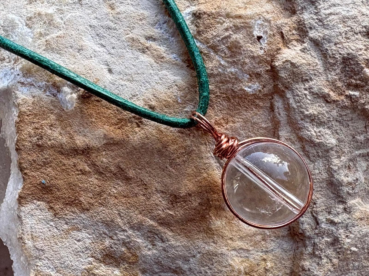 Clear Quartz Necklace - Hart, Body and Soul_Just Makers