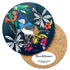 CoalTit Cherry Blossom Coaster - Bean and Bemble_Just Makers