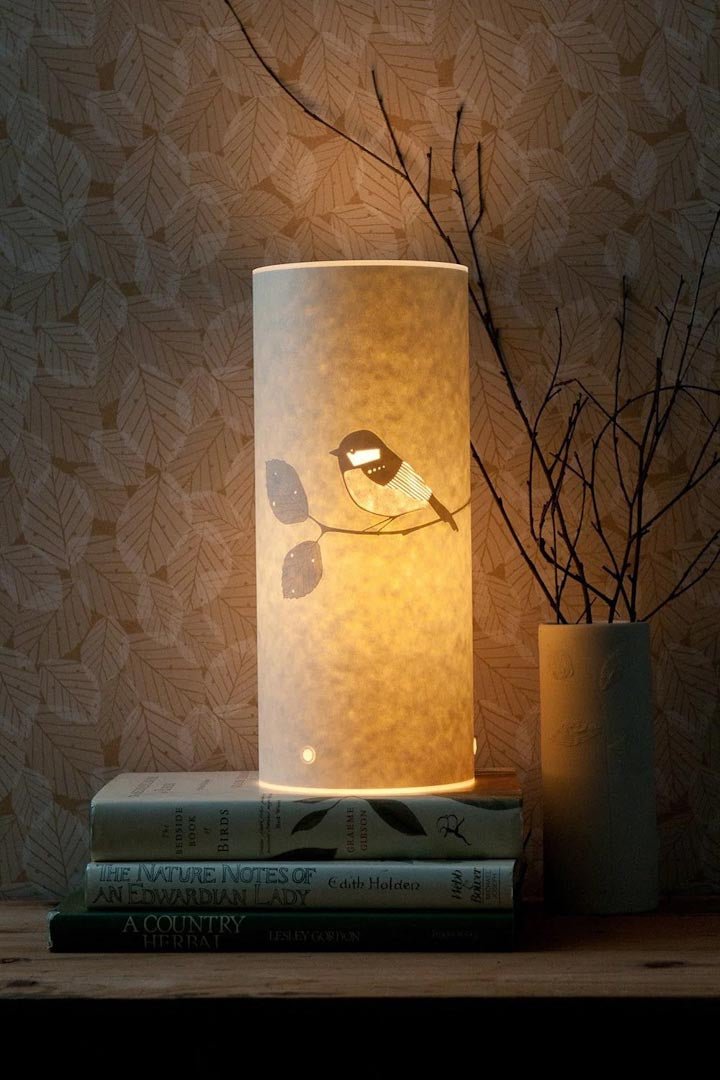 Coal Tit Small Lamp - Hannah Nunn - Just Makers Hannah Nunn