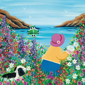 Coastal Cottage Gardens Print_Nikky corker_Just Makers