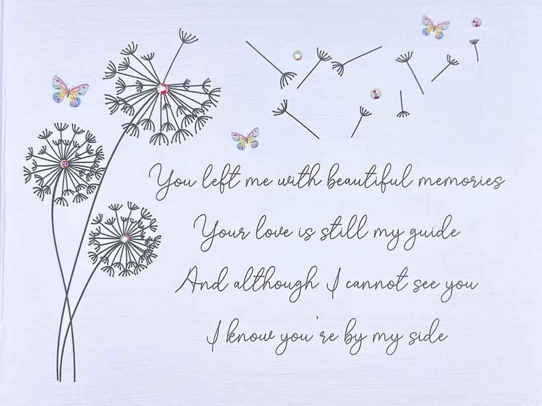 Condolence Thoughts Card by Bright Night Cards_Just Makers
