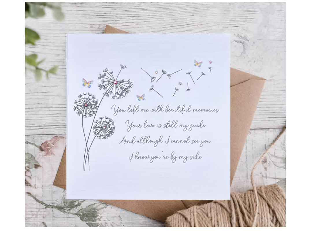 Condolence Thoughts Card by Bright Night Cards_Just Makers