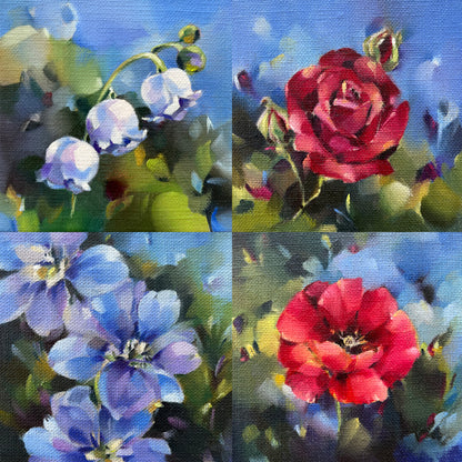 Contemporary Flower Painting Workshop_Just Makers