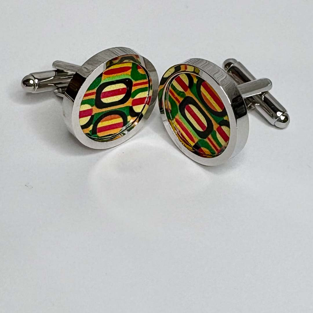Cool Beans Cufflinks - Nancy Jones_Just Makers