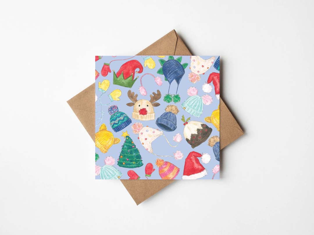 Cosy Christmas Card by Antonia Illustration_Just Makers