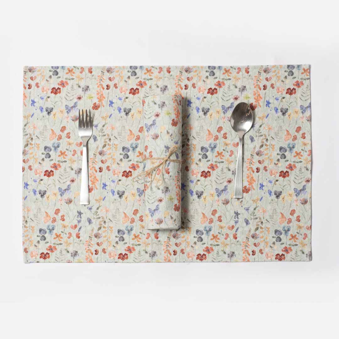 Cotton Table Placemat Botanical Design - Pattern Passion_Just Makers