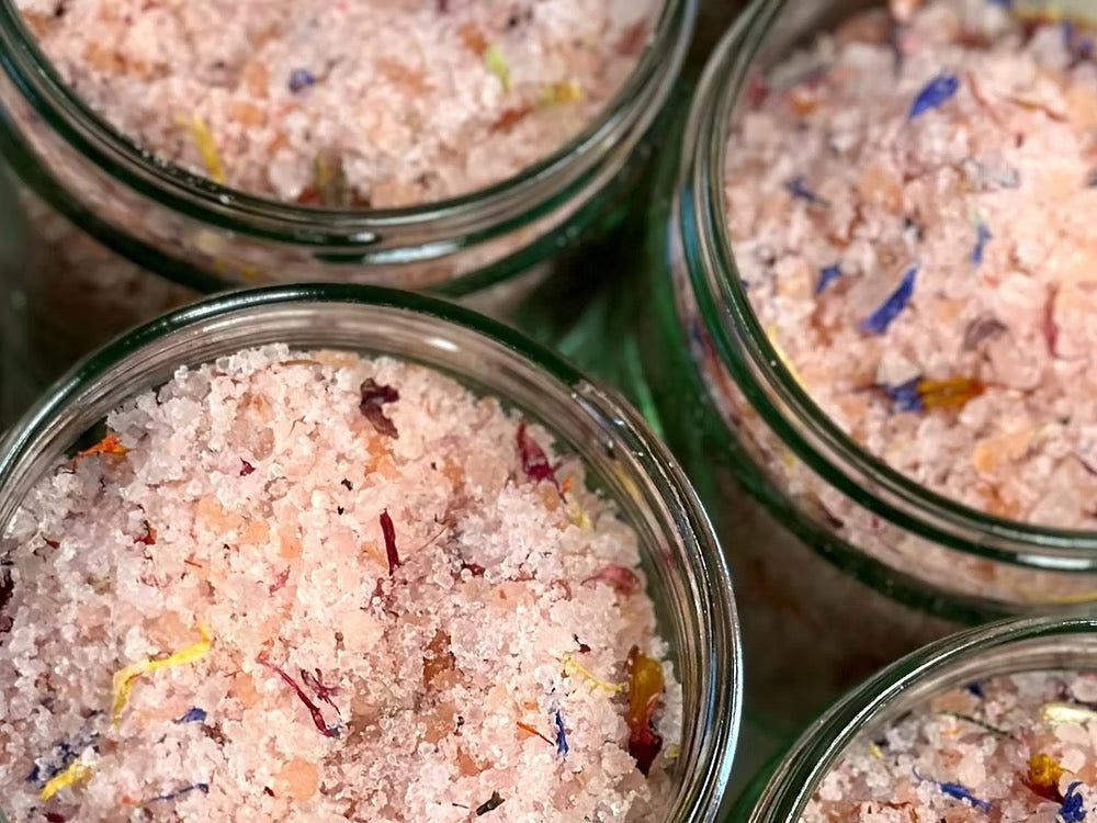 Crafts &amp; Bubbles Bath Salts - Flower Power small_Just Makers