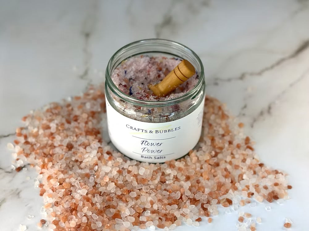 Crafts &amp; Bubbles Bath Salts - Flower Power small_Just Makers
