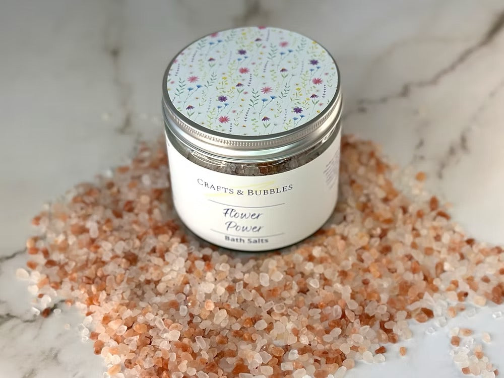 Crafts &amp; Bubbles Bath Salts - Flower Power_Just Makers