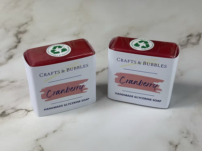 Cranberry Glycerine Soap - Crafts and Bubbles_Just Makers
