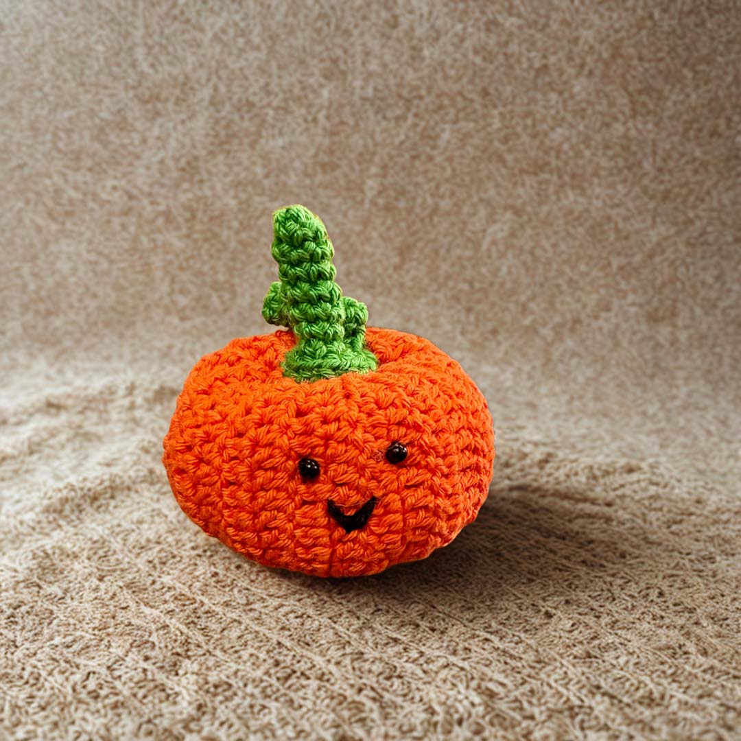 Crochet Pumpkin - Hooked on Yarn_Just Makers