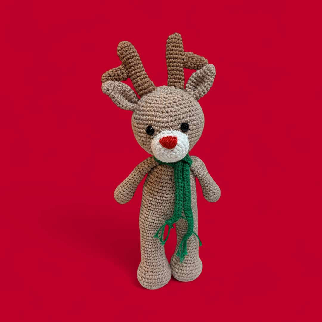 Crochet Reindeer - Hooked on Yarn_Just Makers