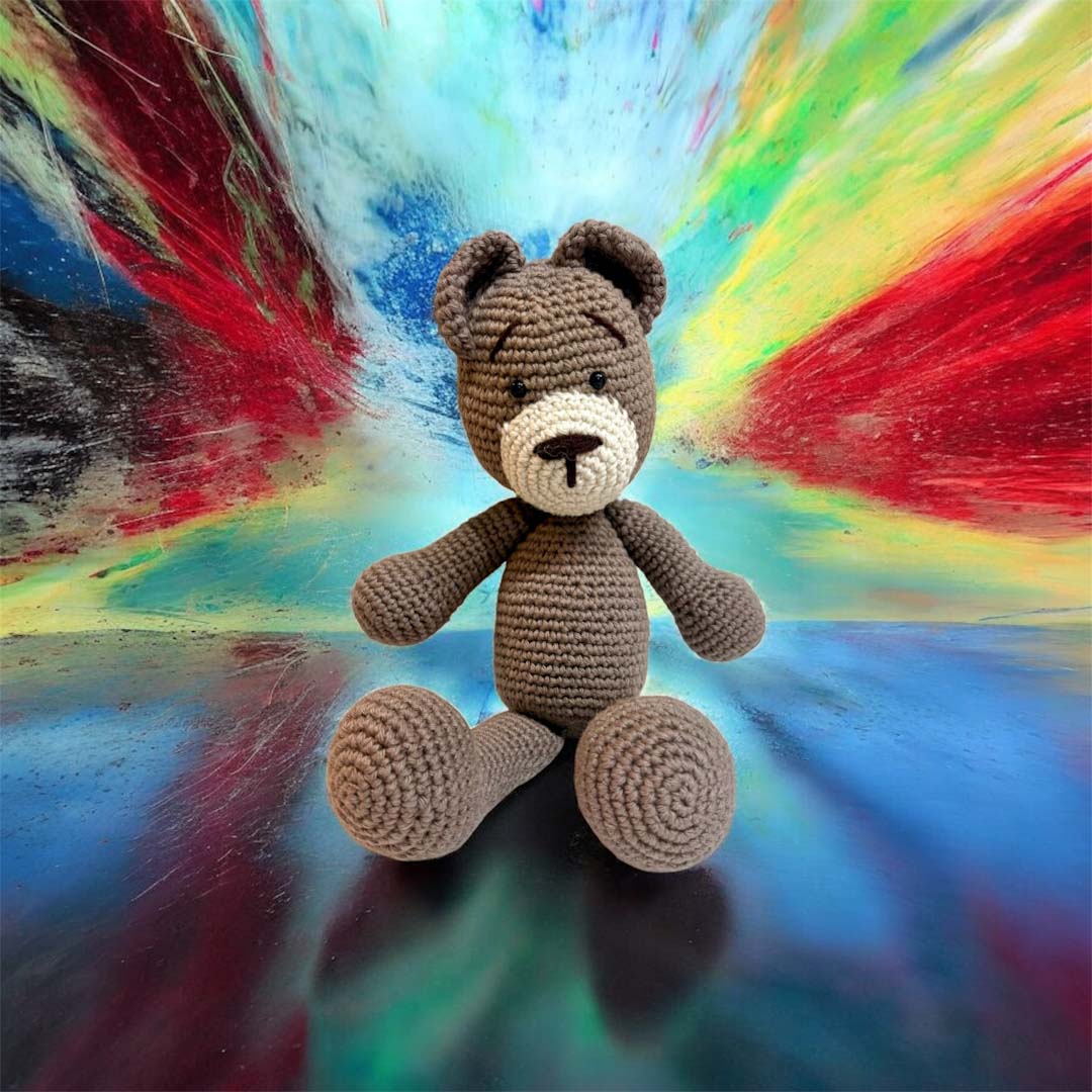 Crochet Teddy Bear - Hooked on Yarn_Just Makers