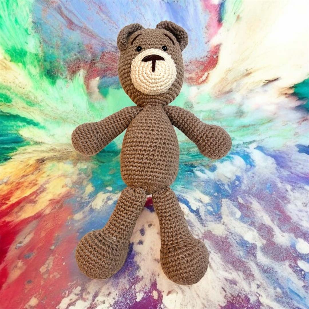 Crochet Teddy Bear - Hooked on Yarn_Just Makers
