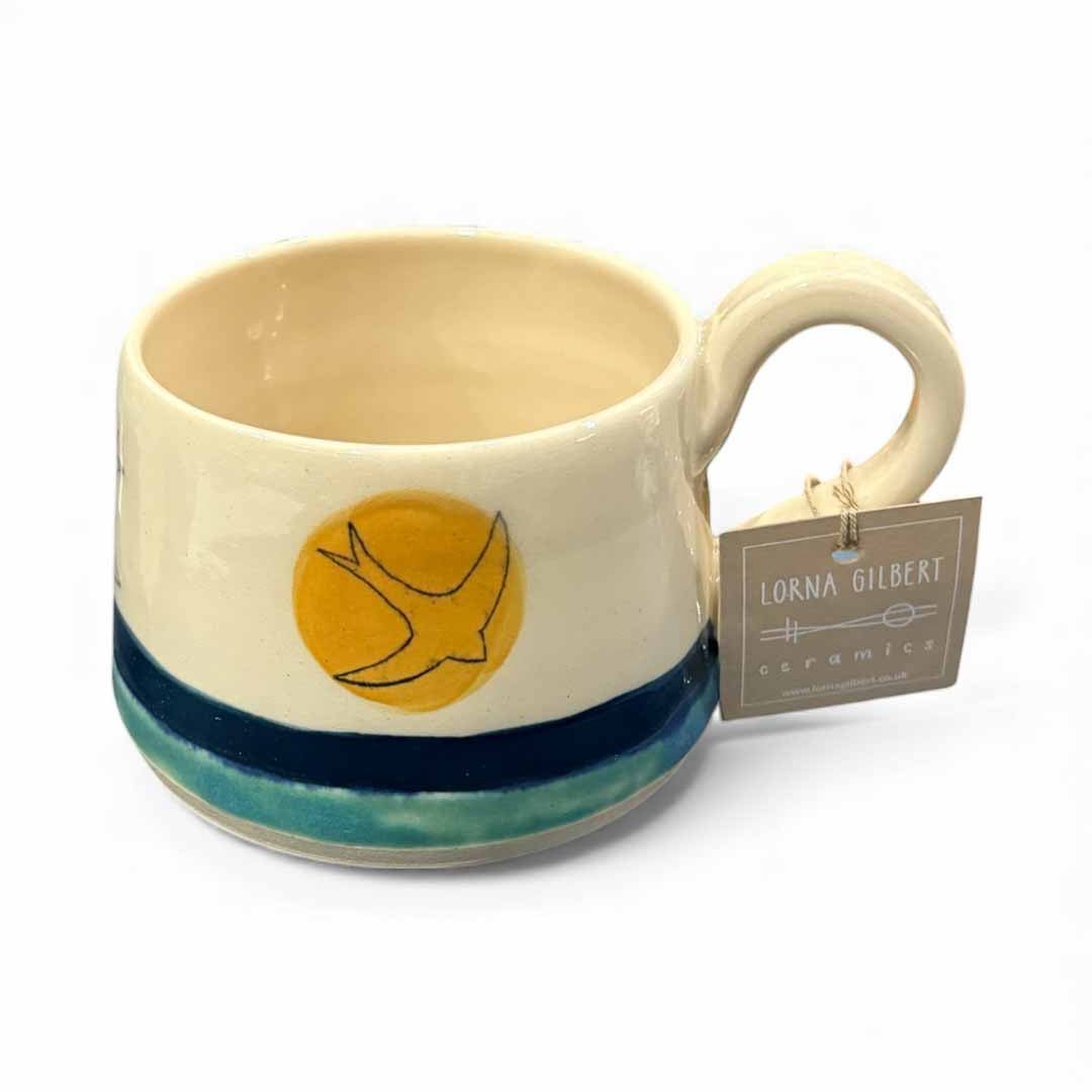 Cup - Golden Swift - Lorna Gilbert - Just Makers Lorna Gilbert Ceramics