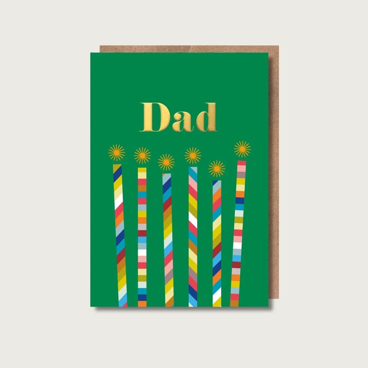 Dad Candles Card - Maggie Magoo Designs - Just Makers Maggie Magoo Designs