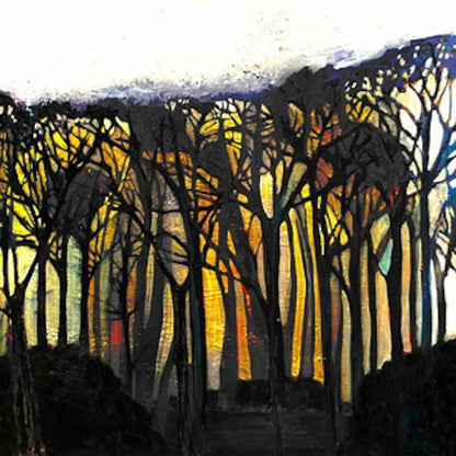 Dawn Breaks Greeting Card - Gill Kirk - Just Makers Gill Kirk Artist