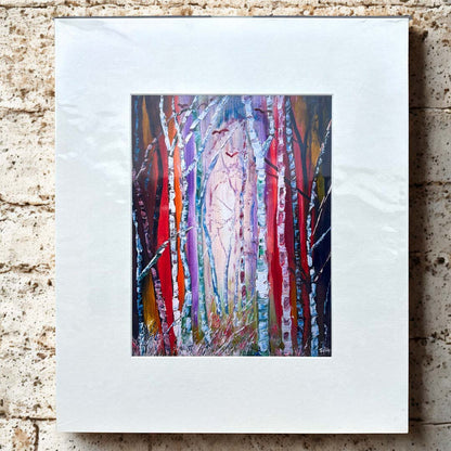 Deep in the Forest Mounted Print - Julia Wardingley_Just Makers