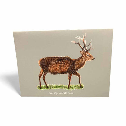Deer Greeting Card - Inky Print Designs - Just Makers Inky Print Designs