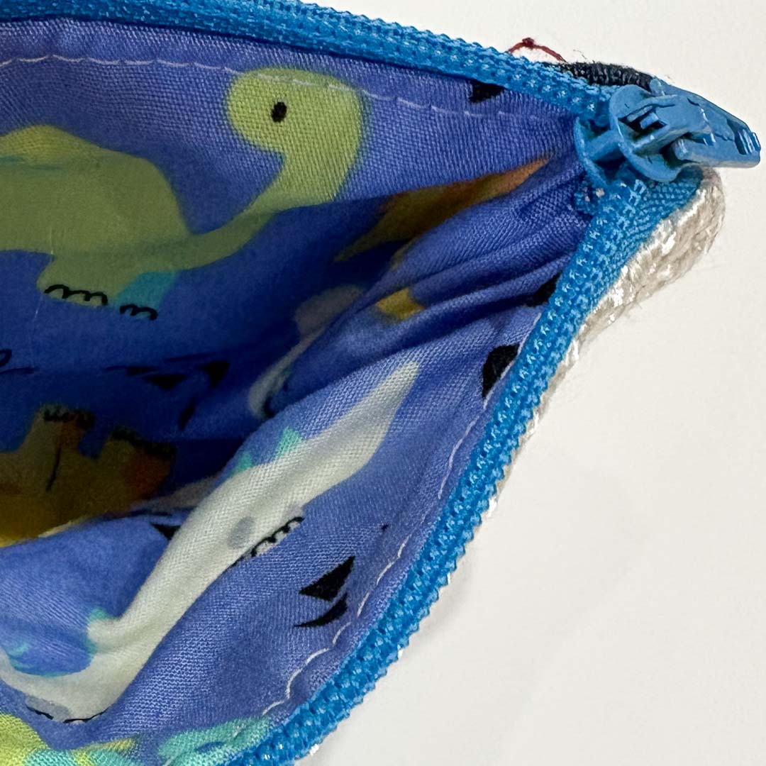 Dinosaur Purse Inner Made by Marianne_Just Makers