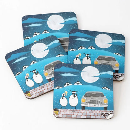 Double Wool 7 Coaster - Mervyn Tay Art - Just Makers Mervyn Tay Art