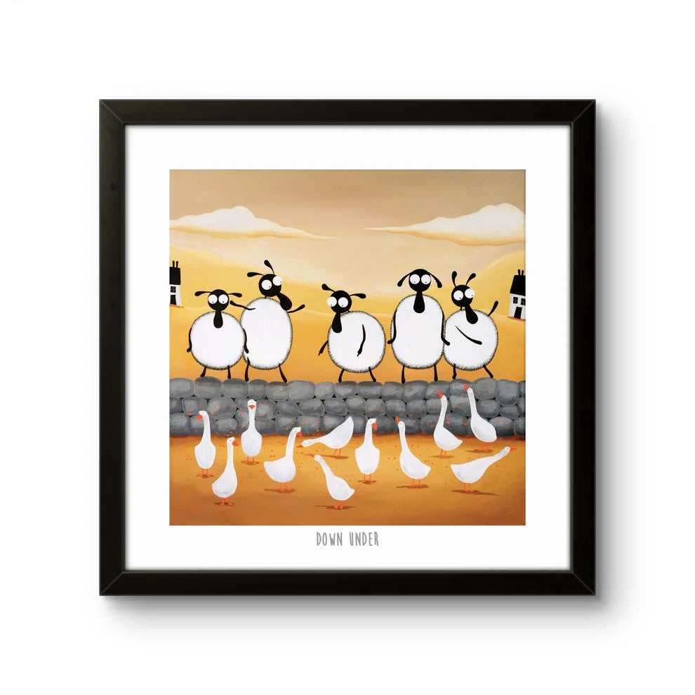 Down Under 10&quot; Print - Mervyn Tay Art_Just Makers