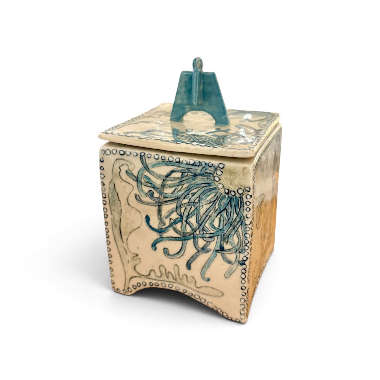 Dreamcatcher Jar - Kissed Frog Ceramics_Just Makers