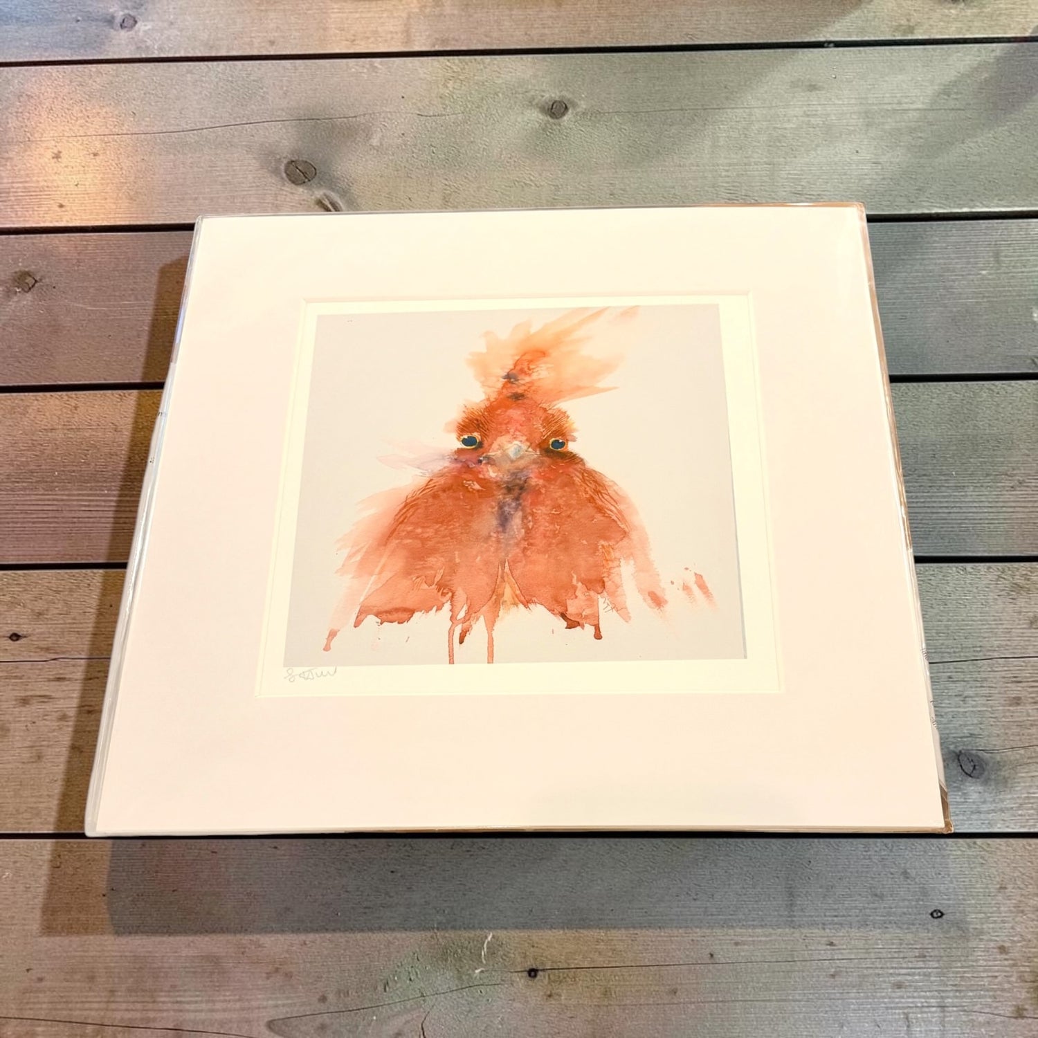 Earnest the Chicken Giclee Print - Sandie Turner_just makers