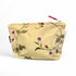 Embroidered Golden Cotton Make Up Bag - Amanda Scott_Just Makers