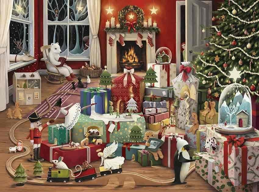 Enchanted Christmas Greeting Card Demelsa Haughton - Just Makers Demelsa Haughton Illustration