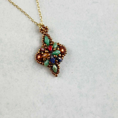 Eso Pretty Pendant Necklace - Ruby Jones_Just Makers