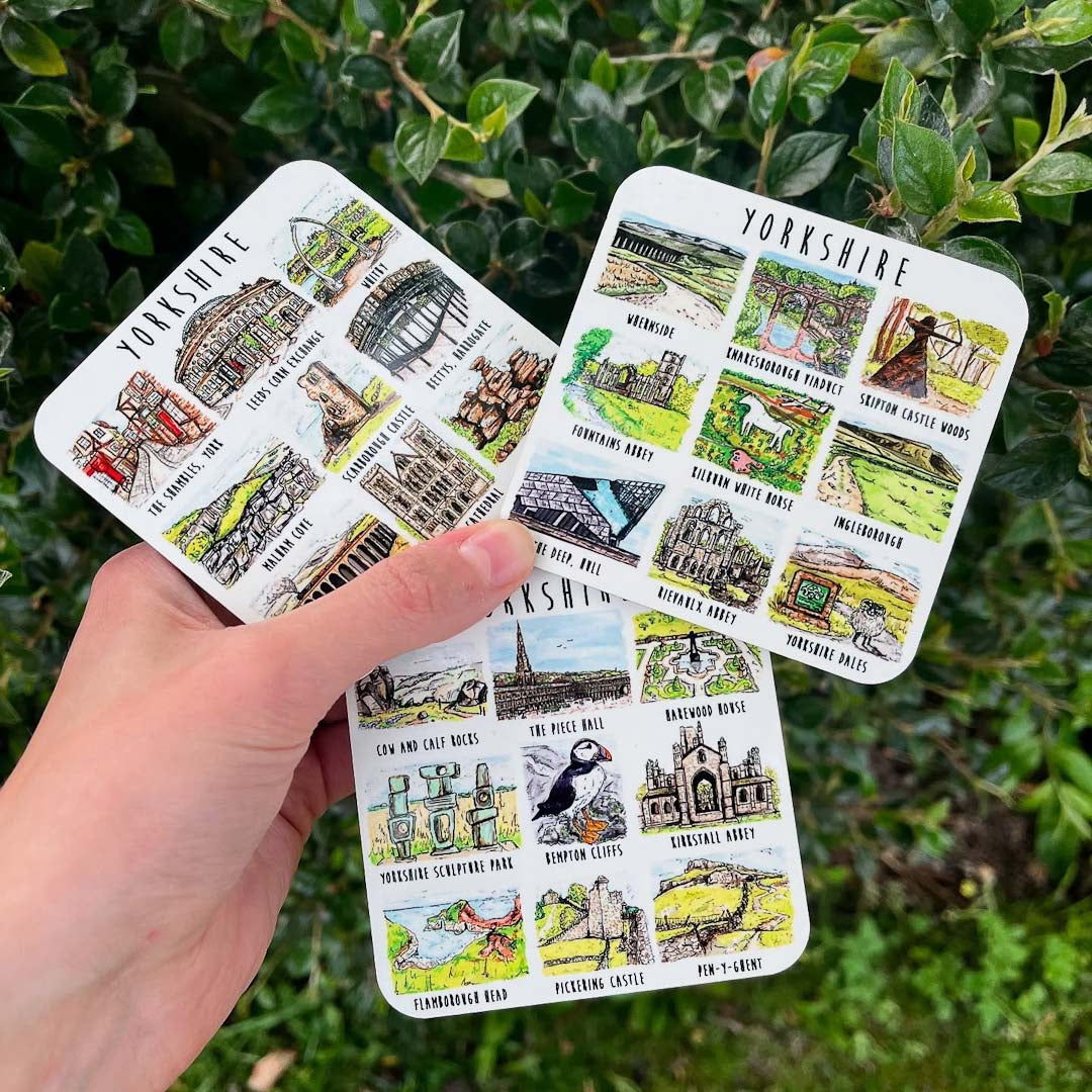 Even More Yorkshire Scenes Coaster - HD Designs_Just Makers