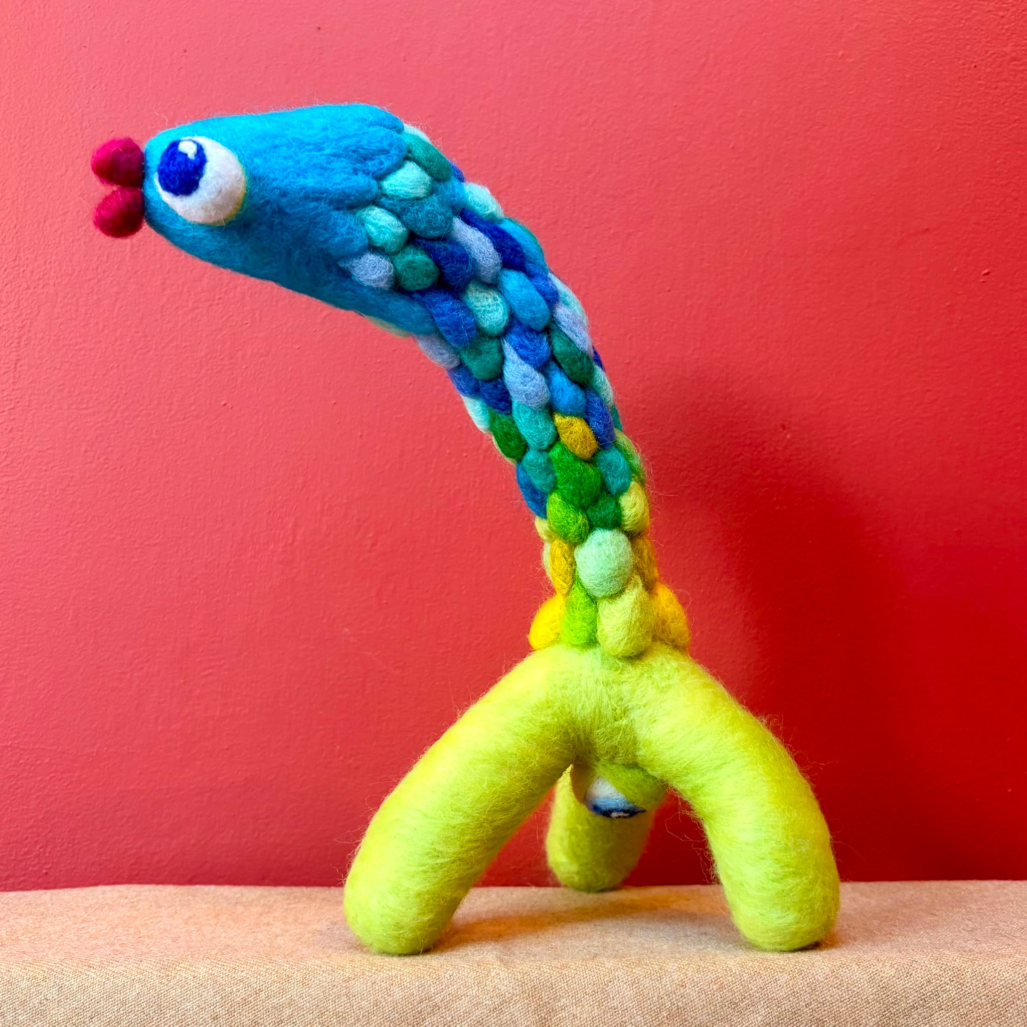 Evolution of Fish Needle Felted Sculpture - Felts by Hannah_Just Makers