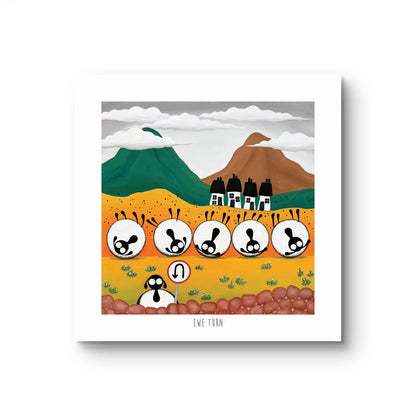 Ewe Turn 10&quot; Print - Mervyn Tay Art_Just Makers