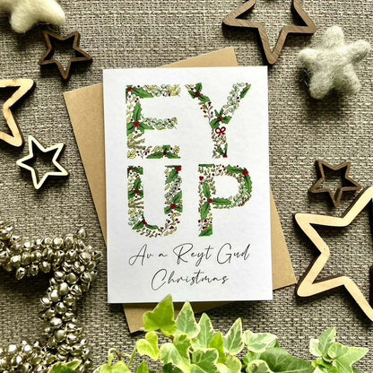 Ey Up Christmas Card - HD Designs_Just Makers