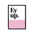 Ey Up Yorkshire saying print pink_Just Makers