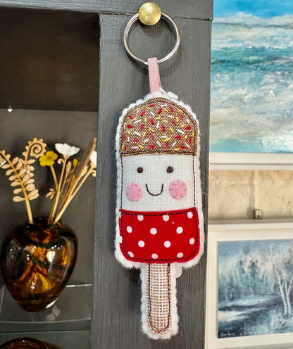 Fab Lolly Key Chain - Alice and Audrey_Just Makers