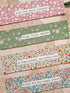 Fabric Bookmark with Embroidered Quote - Alice and Audrey_Just Makers