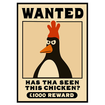Feathers McGraw A4 Print - The Yorkshire Print Company_Just Makers