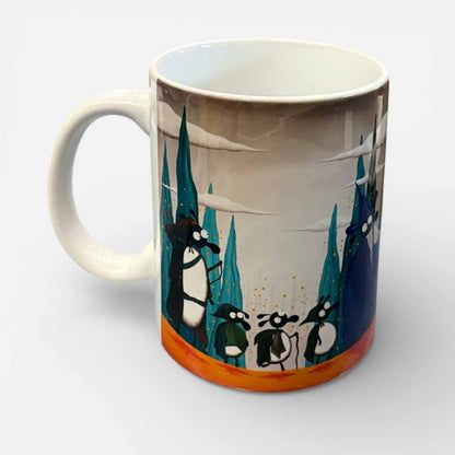 Fellowship of the Ring Ceramic Mug - Mervyn Tay Art_Just Makers