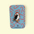 Festive Wooden Puffin Pin Badge - Rat Bean Kat_Just Makers